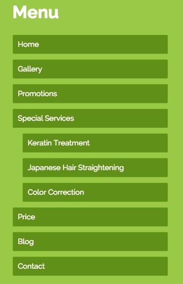 Nouveau Hair Gallery website